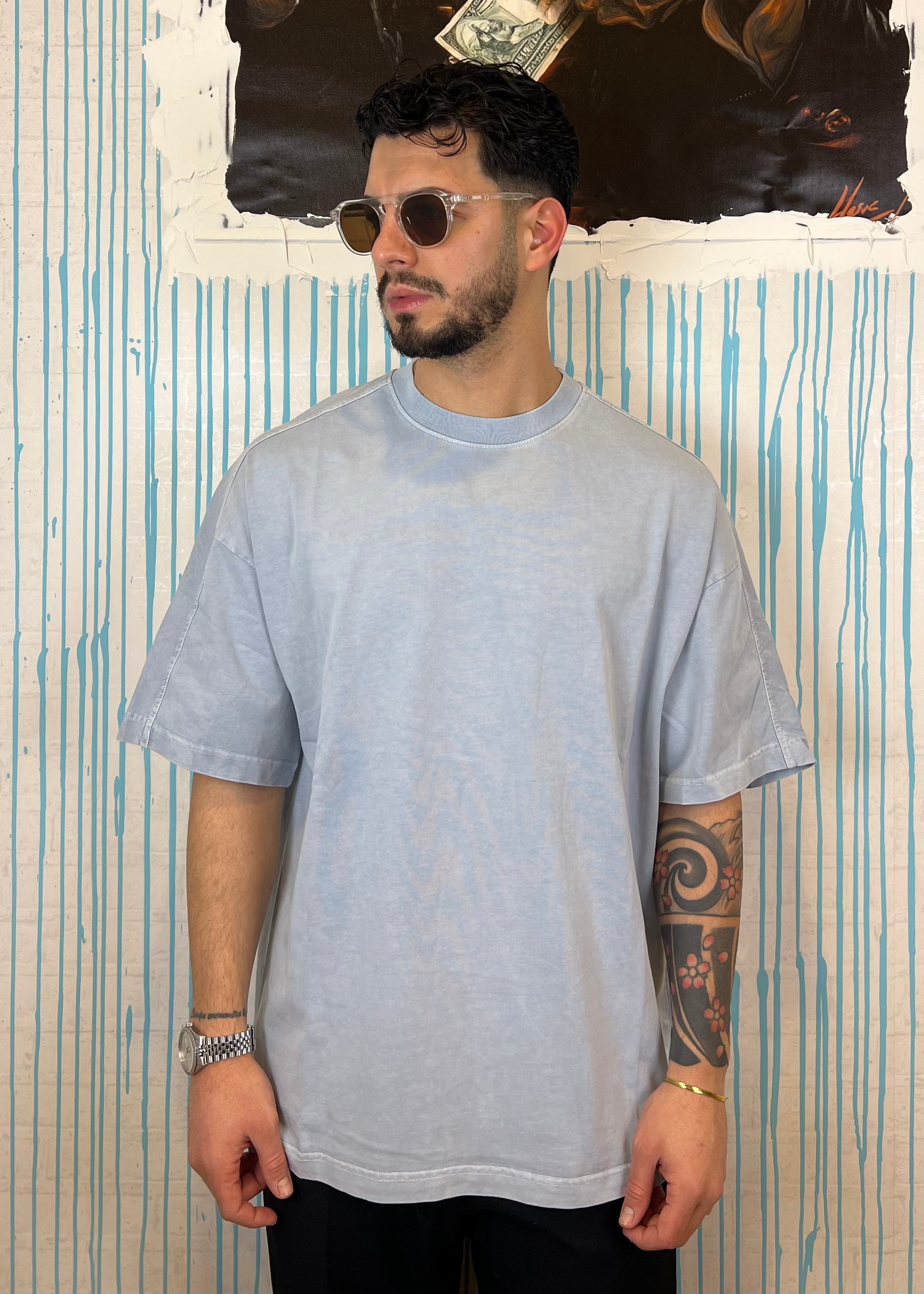 T-shirt over