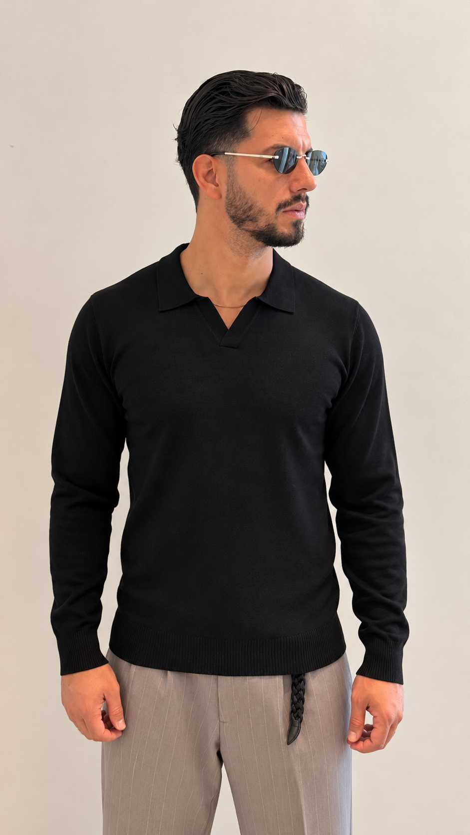 Maglia filo nera