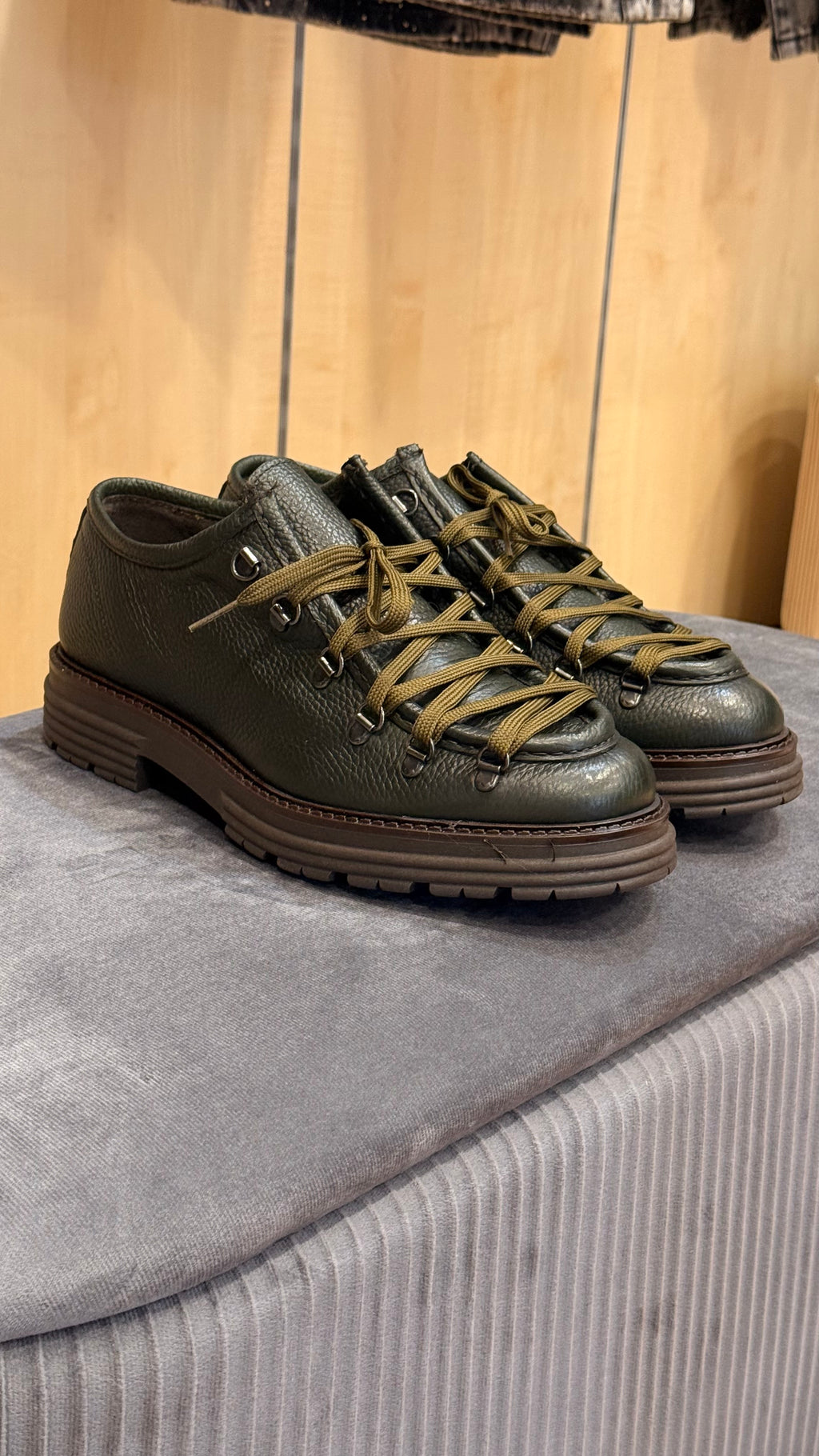 Scarpe ingegnere  verde