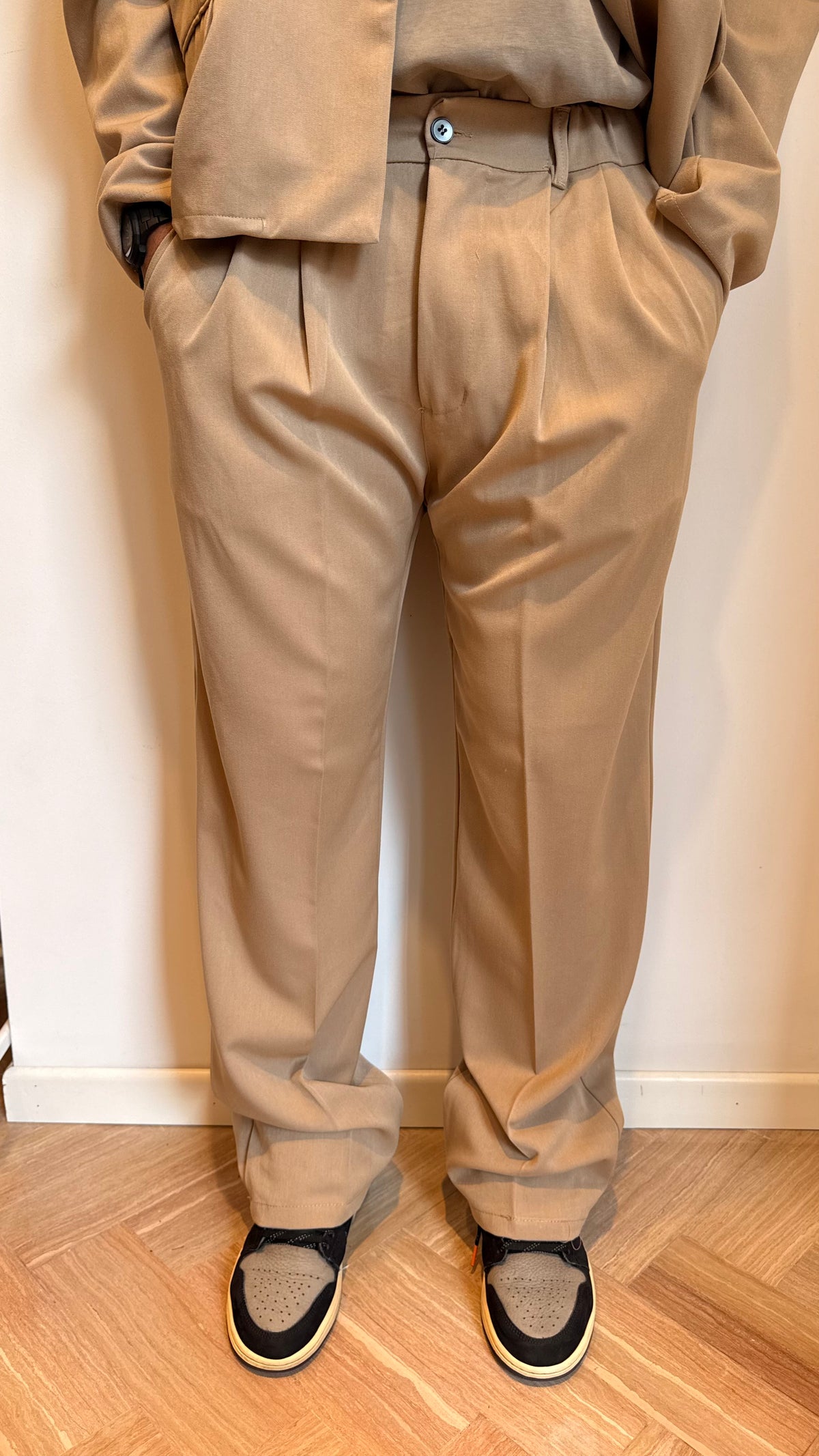 Coordinato Uomo Beige – Blazer e Pantalone