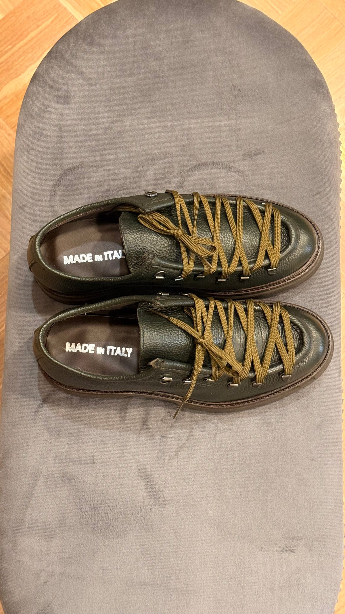 Scarpe ingegnere  verde