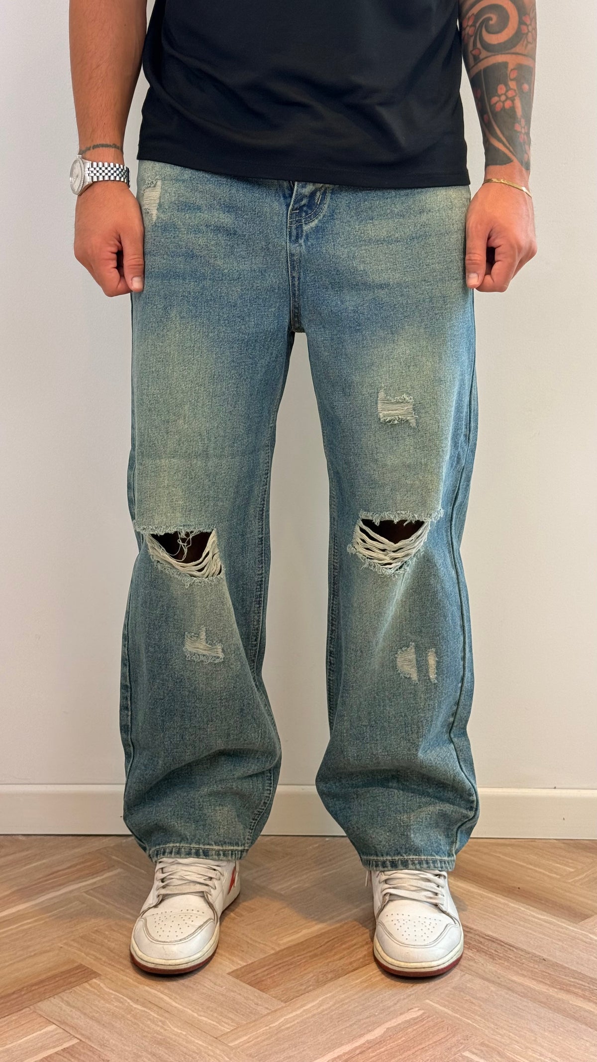 Jeans over
