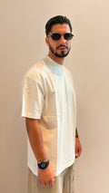 T-Shirt Oversize Bianca Manica Corta